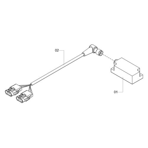 SENSOR DE INCLINAÇÃO COMPLETO 2 1241410 (CONJUNTO COMPLETO)