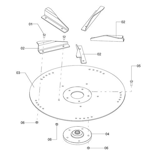 DISCO ESQUERDO - CALCÁRIO 1242276 (CONJUNTO COMPLETO) DISCO ESQUERDO - CALCÁRIO 1242276 (CONJUNTO COMPLETO)