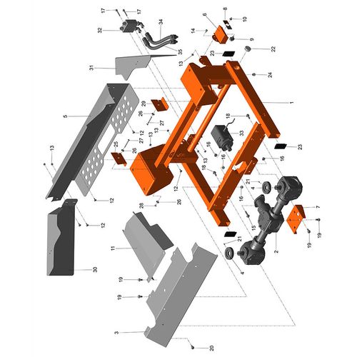Conjunto do distribuidor da carreta - 1242969 - VERSÃO - SAP-2018/7-  -1