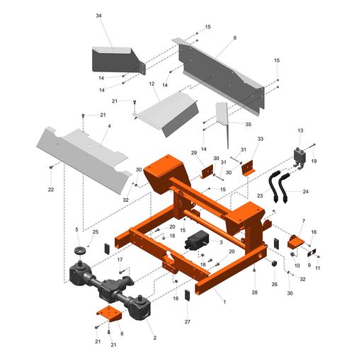 Conjunto do distribuidor da carreta - 1242969 - VERSÃO - SAP-2017/8-  -0