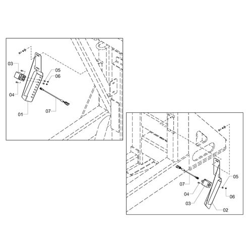 MONTAGEM DO SENSOR DE NIVELAMENTO 1243233 (CONJUNTO COMPLETO) MONTAGEM DO SENSOR DE NIVELAMENTO 1243233 (CONJUNTO COMPLETO)