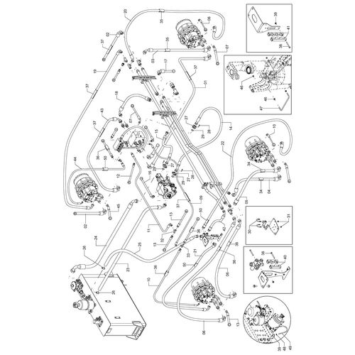 Circuito hidráulico - transmissão - 1243671 - VERSÃO - SAP-2018/5-  -0