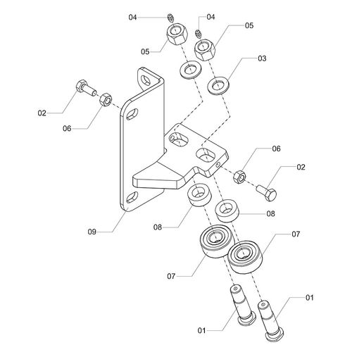 ROLETE DIREITO 1244073 (CONJUNTO COMPLETO)