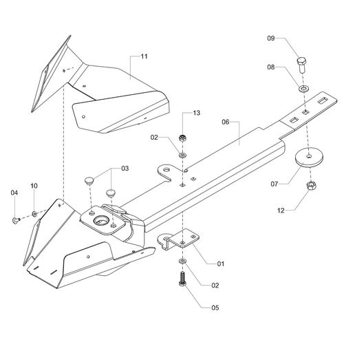 MONTAGEM DA CALHA ESQUERDA - 1244289 - VERSÃO - SAP-2017/6-  -0