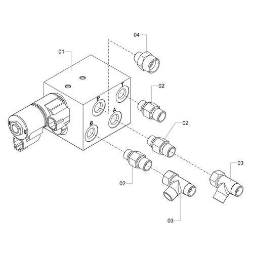 CONJ HIDR DO BITOLADOR UNIPORT 2530 1244861 (CONJUNTO COMPLETO) CONJ HIDR DO BITOLADOR UNIPORT 2530 1244861 (CONJUNTO COMPLETO)