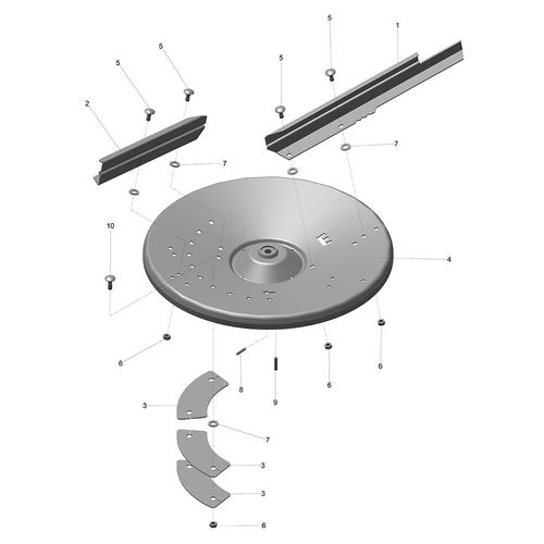 DISCO ESQUERDO EV 24-36 - MONTADO 1245133 (CONJUNTO COMPLETO)