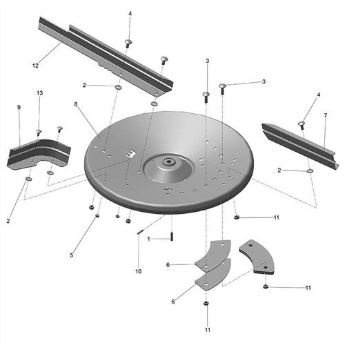 DISCO DIREITO EV 24-36 - MONTADO 1245134 (CONJUNTO COMPLETO)
