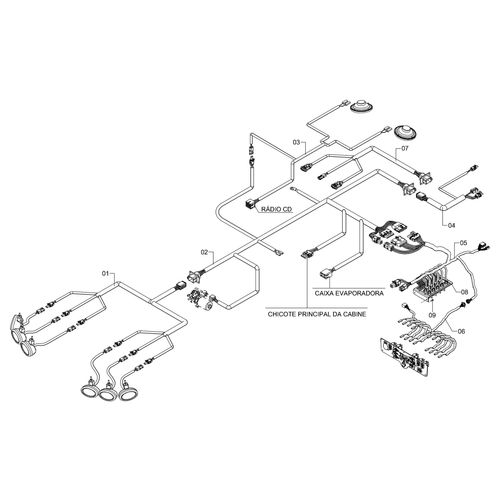 Módulo cabine - Piloto OTMIS HP 1200 - 1245276 - VERSÃO - SAP-2017/10-E -0