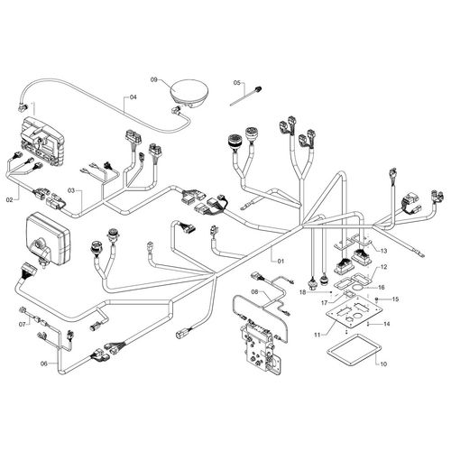 Módulo cabine - Piloto OTMIS HP 1200 - 1245276 - VERSÃO - SAP-2019/2-F -1