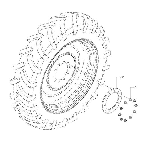 Elemento ligação das rodas dianteiras - 1245541 - VERSÃO - 2017/9-  -0