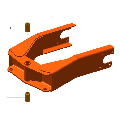 GARFO TRASEIRO COM BUCHA 1245706 (CONJUNTO COMPLETO) GARFO TRASEIRO COM BUCHA 1245706 (CONJUNTO COMPLETO)