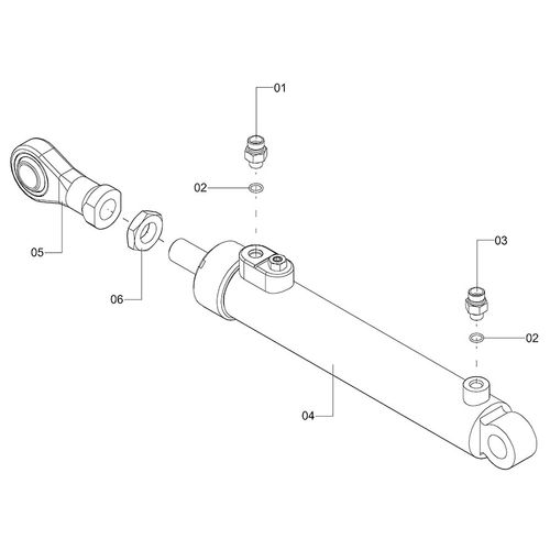 CILINDRO DE ABERTURA DA BARRA 24M DKO - 1245818 - VERSÃO - 2017/9-  -0