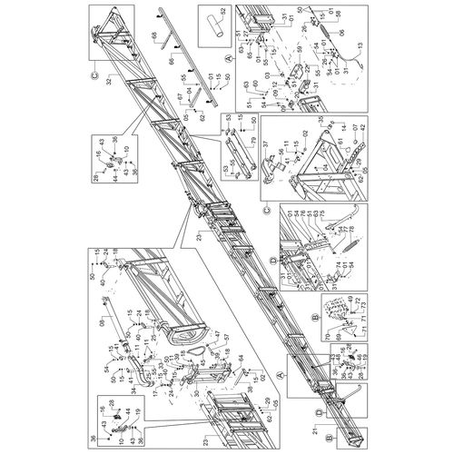 Estrutura barra 24m esp 35/50 DKO 1245814 (CONJUNTO COMPLETO) Estrutura barra 24m esp 35/50 DKO 1245814 (CONJUNTO COMPLETO)