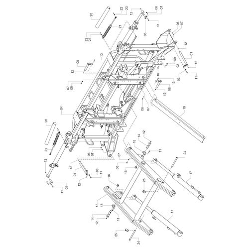 QUADRO-BARRA 24M DKO C/SENSOR - 1245836 - VERSÃO - 2017/9-  -0