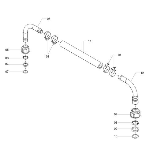 CONJUNTO MANGUEIRA ALIMENTAÇÃO 4 1245872 (CONJUNTO COMPLETO) CONJUNTO MANGUEIRA ALIMENTAÇÃO 4 1245872 (CONJUNTO COMPLETO)