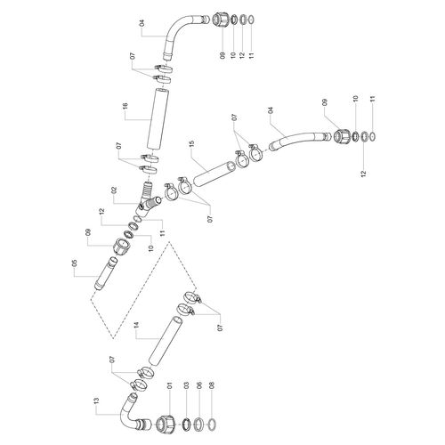 CONJUNTO MANGUEIRA ALIMENTAÇÃO 3 1245876 (CONJUNTO COMPLETO) CONJUNTO MANGUEIRA ALIMENTAÇÃO 3 1245876 (CONJUNTO COMPLETO)