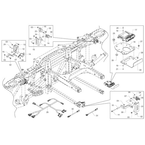 MÓDULO REPETIDOR DE OPERAÇÕES BARRA 30M 1245912 (CONJUNTO COMPLETO) MÓDULO REPETIDOR DE OPERAÇÕES BARRA 30M 1245912 (CONJUNTO COMPLETO)