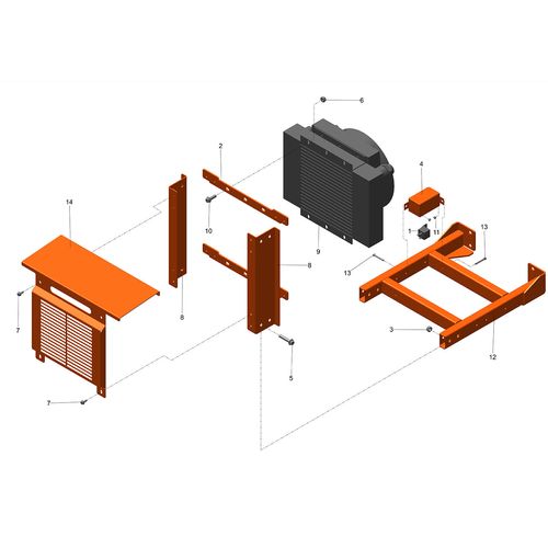 Conj rad Carreta NPK 1245942 (CONJUNTO COMPLETO) Conj rad Carreta NPK 1245942 (CONJUNTO COMPLETO)