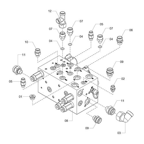 BLOCO PRINCIPAL COM CONEXÕES 1245948 (CONJUNTO COMPLETO) BLOCO PRINCIPAL COM CONEXÕES 1245948 (CONJUNTO COMPLETO)