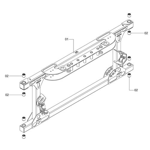 QUADRO OSCILANTE REBITADO 1246297 (CONJUNTO COMPLETO) QUADRO OSCILANTE REBITADO 1246297 (CONJUNTO COMPLETO)