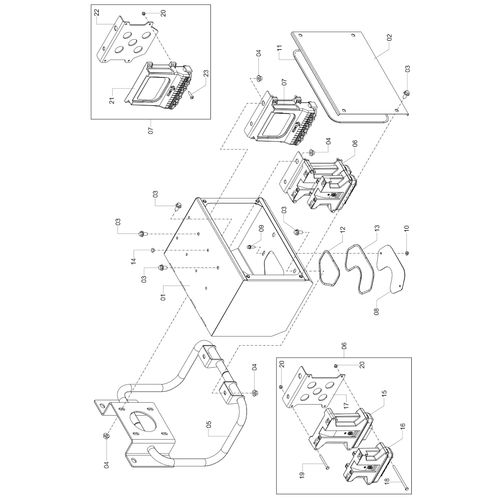 Módulo ECU 1246494 (CONJUNTO COMPLETO)