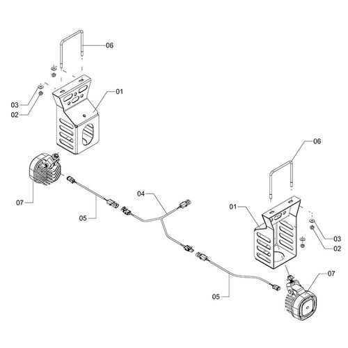 Módulo iluminação barras - 30M 1247866 (CONJUNTO COMPLETO) Módulo iluminação barras - 30M 1247866 (CONJUNTO COMPLETO)