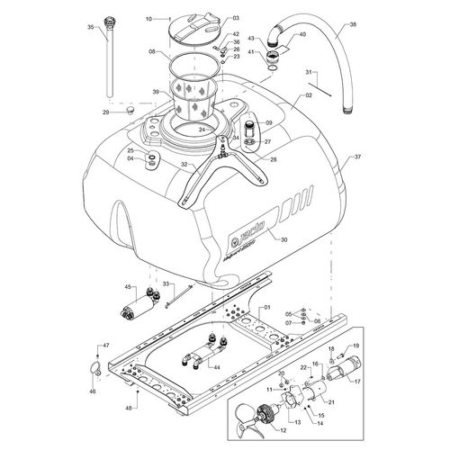 MÓD RESERV 3000L - UNIPORT 2530 1248763 (CONJUNTO COMPLETO) MÓD RESERV 3000L - UNIPORT 2530 1248763 (CONJUNTO COMPLETO)