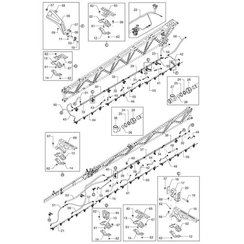Módulo barra esquerda 36m - ramal 500mm 1248776 (CONJUNTO COMPLETO) Módulo barra esquerda 36m - ramal 500mm 1248776 (CONJUNTO COMPLETO)