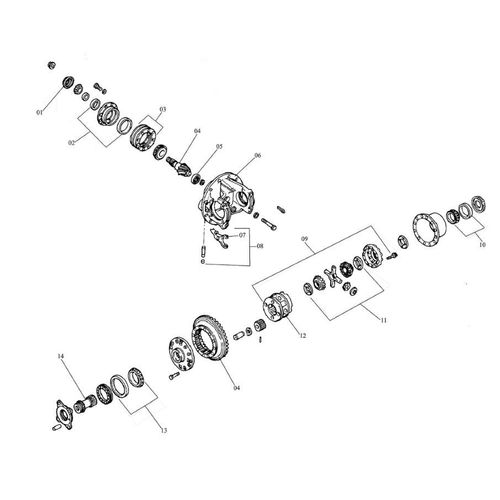 DIFERENCIAL DUPLA VELOCIDADE 1248787 (CONJUNTO COMPLETO) DIFERENCIAL DUPLA VELOCIDADE 1248787 (CONJUNTO COMPLETO)