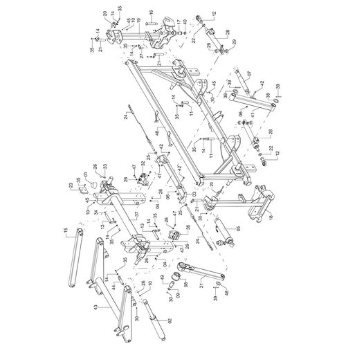 Conj. quadro e braços de levante 1248822 (CONJUNTO COMPLETO) Conj. quadro e braços de levante 1248822 (CONJUNTO COMPLETO)