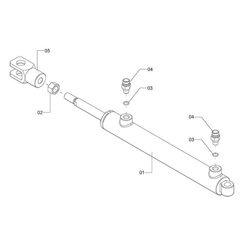 Cilindro de articulação segmento 3 1248915 (CONJUNTO COMPLETO) Cilindro de articulação segmento 3 1248915 (CONJUNTO COMPLETO)