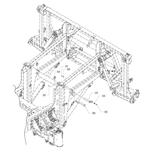 Elementos de fixação módulo quadro 1248943 (CONJUNTO COMPLETO) Elementos de fixação módulo quadro 1248943 (CONJUNTO COMPLETO)