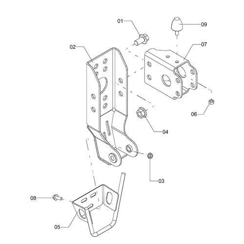 Cj tras inf esquerdo susp cabine 1249414 (CONJUNTO COMPLETO) Cj tras inf esquerdo susp cabine 1249414 (CONJUNTO COMPLETO)