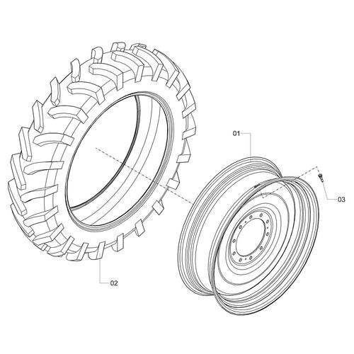 MÓDULO PNEU IF340/85R38 - ESQUERDO 1249479 (CONJUNTO COMPLETO) MÓDULO PNEU IF340/85R38 - ESQUERDO 1249479 (CONJUNTO COMPLETO)
