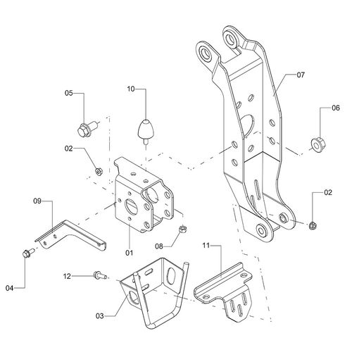 CJ TRAS INF DIREITO SUSP CABINE 2 1249691 (CONJUNTO COMPLETO) CJ TRAS INF DIREITO SUSP CABINE 2 1249691 (CONJUNTO COMPLETO)