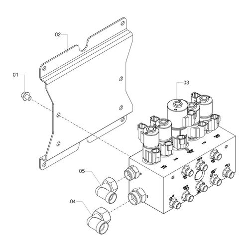 Conjunto bloco barras 1250085 (CONJUNTO COMPLETO) Conjunto bloco barras 1250085 (CONJUNTO COMPLETO)