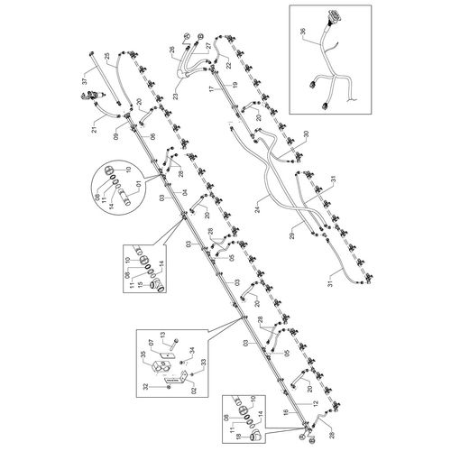 Módulo barra esq 32m/350mm-EletroVortex 1250106 (CONJUNTO COMPLETO) Módulo barra esq 32m/350mm-EletroVortex 1250106 (CONJUNTO COMPLETO)