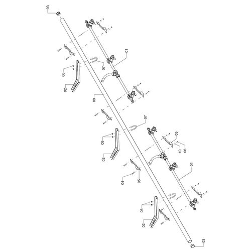 MÓDULO RAMAL CENTRAL - 500MM BIJET ISO - 1250552 - VERSÃO - SAP-2018/6-  -0