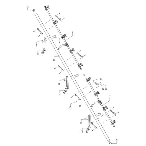 MÓDULO RAMAL CENTRAL - 350MM BIJET ISO - 1250551 - VERSÃO - 2018/6-  -0