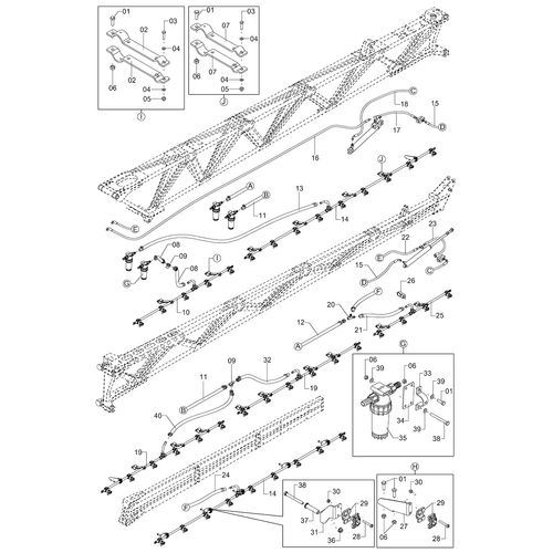 Módulo barra dir 30m - 350 mm bijet ISO 1250565 (CONJUNTO COMPLETO) Módulo barra dir 30m - 350 mm bijet ISO 1250565 (CONJUNTO COMPLETO)