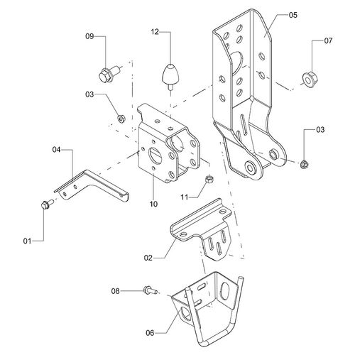 CJ TRAS INF DIREITO SUSP CABINE 1251620 (CONJUNTO COMPLETO) CJ TRAS INF DIREITO SUSP CABINE 1251620 (CONJUNTO COMPLETO)