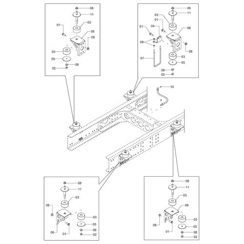 Elemento ligação cabine 02 - 1251650 - VERSÃO - 2018/6-  -0