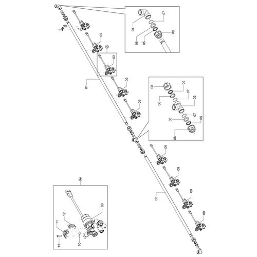 Conjunto - ramal esp. 350 - 9 bicos 1251705 (CONJUNTO COMPLETO) Conjunto - ramal esp. 350 - 9 bicos 1251705 (CONJUNTO COMPLETO)