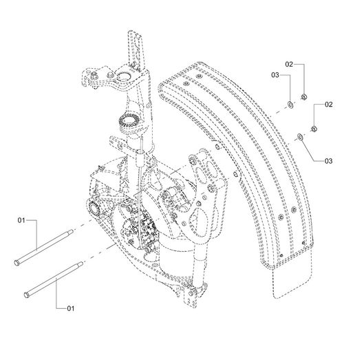Elemento de ligação paralamas 1252153 (CONJUNTO COMPLETO) Elemento de ligação paralamas 1252153 (CONJUNTO COMPLETO)