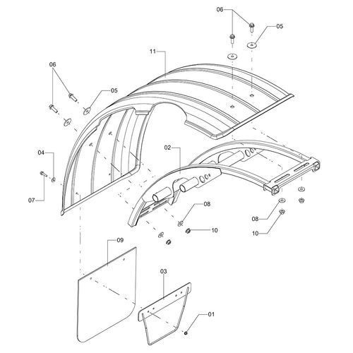 Módulo paralama dianteiro esquerdo 1252166 (CONJUNTO COMPLETO) Módulo paralama dianteiro esquerdo 1252166 (CONJUNTO COMPLETO)