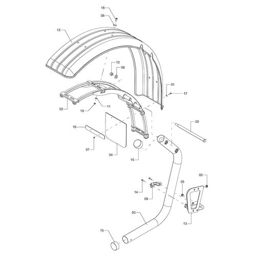 Módulo para-lama direito 1252456 (CONJUNTO COMPLETO) Módulo para-lama direito 1252456 (CONJUNTO COMPLETO)