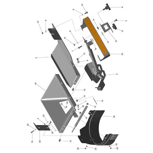 Conj ponto de queda esquerdo mecânico 1253637 (CONJUNTO COMPLETO) Conj ponto de queda esquerdo mecânico 1253637 (CONJUNTO COMPLETO)