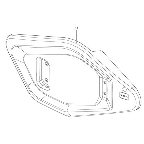 Proteção esquerda da suspensão - 1255291 - VERSÃO - 2019/8-  -0