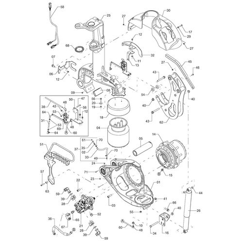 Módulo suspensão dianteiro - Direito 1256881 (CONJUNTO COMPLETO) Módulo suspensão dianteiro - Direito 1256881 (CONJUNTO COMPLETO)