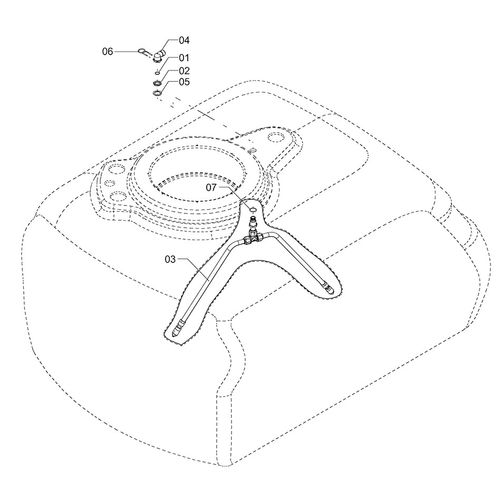 Conjunto lavador do reservatório - 1257233 - VERSÃO - 2019/2-  -0